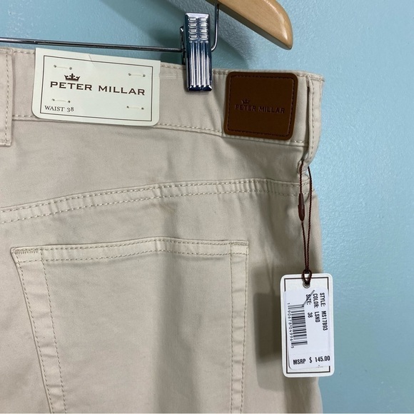 Peter Millar Sz 38 Ivory Sz 38 5 Pocket Pant - Picture 5 of 5